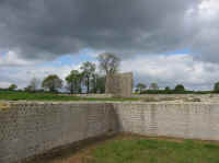Corseul - Le temple du Haut B�cherel (Fanum Martis?)